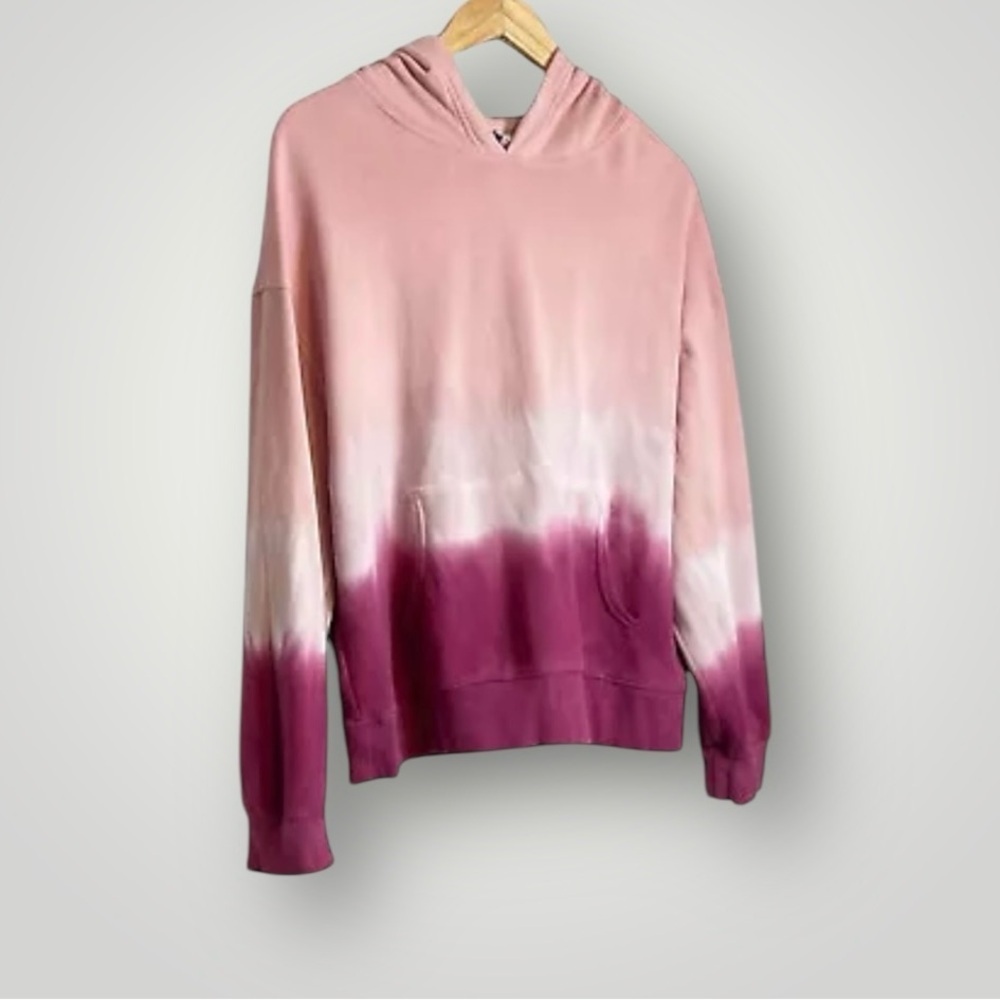 Wildfox | Olivia Hoodie Sweatshirt Ombré Terry Kangaroo Pocket - Picture 3 of 8